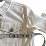 STAUD  White Cropped Denim Truckee Jacket Size Medium Photo 5
