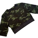 Good American Like New Icon Crop Workout Top Green Camo Size Photo 10