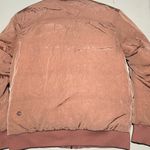 Lululemon Roam Far Down Filled Reversible Bomber Jacket Chalky Rose Size 6 Photo 7