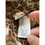 Midnight Velvet Women Size 8 Cardigan Open Front Sheer Duster Cover Up Vintage Gold Photo 3