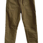 Pact  Olive Green Cotton Drawstring Casual Pants Women's Size Medium Photo 0