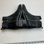 Aquatalia Colbie Weatherproof Bootie Zippers Black Leather Womens 9M 9 Medium Photo 7