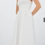 Stradivarius Seamless two material dress Ecru Photo 1