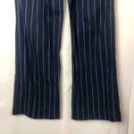 Ralph Lauren Lauren Dark Blue & White Stripe Wide Leg Denim Jeans 4 Photo 6