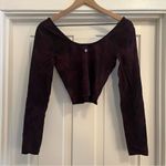 Lululemon  Align Long Sleeve Shirt Diamond Dye Cassis Black Photo 4