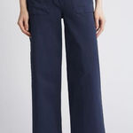 Caslon  Navy High Waist Wide-Leg‎ Pants Size 14 EUC Photo 0