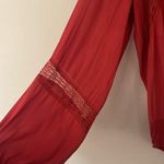 Forever 21 Coral Pink Ruffled Long Sleeve Body Suit Size 2X Photo 4