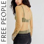 Free People NWOT  Bali Posie Mesh Bead Embellished
Cami Top Photo 3