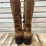 Ariat  10007065 Distressed Brown Suede Leather Square Toe Western Boots 8.5B Photo 4