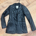 Abercrombie & Fitch  Leather black blazer  Photo 0