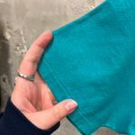 Ocean Pacific OP Vintage 90s Teal Blue Single Stitch Surfer Map Graphic Tee M Photo 2