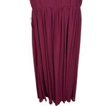 Lulus Lulu’s Lost in the Moment Maxi Gown Burgundy Bridesmaid Dress Size Small NWT Photo 11