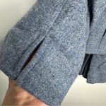 Talbots  Blue Wool Herringbone Skirt Suit Blazer & Skirt Set Size 14 Photo 2