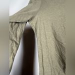 Aerie  Olive Green Long Sleeve Knot Waist Midi Dress Sz S Photo 6