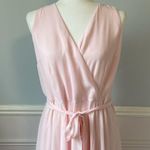 Modcloth NWT Effortless Elegance Faux-Wrap Maxi Dress Size 18 Flowy Formal Pink Photo 2