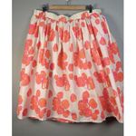 Lane Bryant Bright Floral Circle Skirt Pockets Lined Size 18/20 Preppy Pink Plus Photo 6
