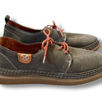 Sanata Olive Green Leather Lace Photo 0