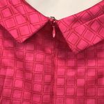 White Fox Boutique White Fox Women’s Barbiecore Retro Hot Pink Square Patterned Mini Bodycon Dress Photo 4