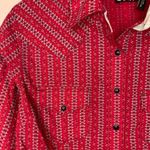 Cruel Black Snap Button Long Sleeve Western Shirt Pink Size M Photo 3