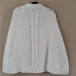 Draper James  Cable Sweater Cape Poncho M/L Photo 3