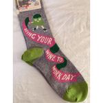 Blue Q  Womens Crew Socks Bring Your Wine To Work Day Socks Shoe Size 5-10 Photo 1