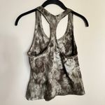 Lululemon  Tank Top Cool Racerback Short Tie Dye Diamond Dye Green Nulu Size 10 Photo 2