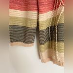 Vintage Textured Striped Sweater Photo 5