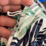 Beach lunch lounge Womens Tropical Print Blouse Top Multicolor Sleeveless Size X Green Photo 7