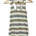 Urban Outfitters  BDG Gray White Stripe Racerback Cotton Tank Top S Photo 0