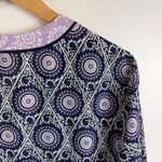 Talbots  Medallion Print Tunic Top Large Coastal Lightweight Cotton Resort Boho Photo 1