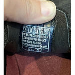 Mark Nason‎ On Point Black Gold Metallic Leather Slip On Sneakers Shoes Size 8 Photo 6