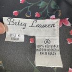 Betsy Lauren Floral Black Dress with Jacket Size 16 Photo 1