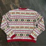 Liz Claiborne Vintage  Women's Sz S Fair Isle Sweater Chunky Retro Crop Cardigan Photo 1