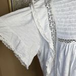 Free People  Le Femme Top in White BNWTS Photo 6