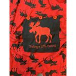 Little‎ Blue House Moose Adult Union Suit Christmas XL Cozy Loungewear Bum Flap Red Photo 6