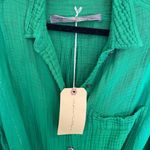 Raquel Allegra Gauze Jade Los Feliz Dress In Green Photo 9