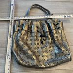 Burberry  Prorsum Large Calfskin Gold Studded Warrior Bag Leather Metallic Photo 4