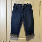 Levi's 515 Women's Med. Wash Mid Rise Cuffed Stretch Capri Denim Jeans, Size 6 # Blue Photo 1