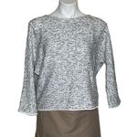 Chico's  Sweater Top Black White Cardigan 2 Pieces Size 0 Small Photo 2