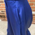 XScape Women's Off Shoulder Blue Formal Dress Sz 6 Long Royal Blue Gown Photo 5