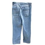 Wild Fable “highest rise straight” light wash button fly distressed jeans Sz 4 # Photo 3