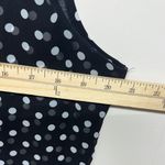 Chic Polka Dot Sleeveless Blouse Black Size XL Photo 7