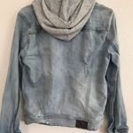 Hollister Jean Jacket Built In Hoodie Photo 1