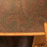 ETRO Red Paisley Tote Messenger Computer Bag Crossbody Bag Rare Photo 3