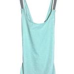 Adidas women’s light green cross back tank top Sz S Photo 0