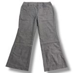 Maurice's Y2K Womens Dress Pants Trousers Flare Leg Polished Gray 11 12 Short Photo 4