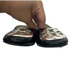 Tory Burch Reva Black Patent Ballet Flats Size 7M Logo Coin Shoes Photo 8