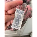 CHAPS EUC  women's green pink soft plaid button front flannel shirt cotton XL Photo 3