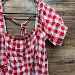 Day + Moon small plaid dress Red Photo 1