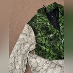 River Island Animal Crocodile Print Faux PU Leather Unique Print Coat Photo 5